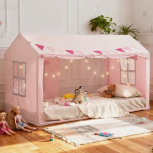 Princess Canopy Playhouse with Star Lights