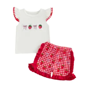 Baby Girls  Top and Denim Shorts Set